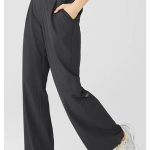 ALO Yoga High-Waist Pursuit Trouser Anthracite color